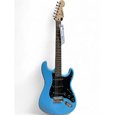 Used 2023 Squier Affinity Stratocaster Blue Solid Body Electric Guitar