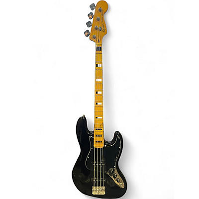 Used 2023 Squier Classic Vibe 70s Jazz Bass BLACK Electric Bass Guitar