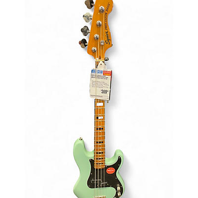 Used 2023 Squier Classic Vibe 70s Precision Bass Surf Green Electric Bass Guitar