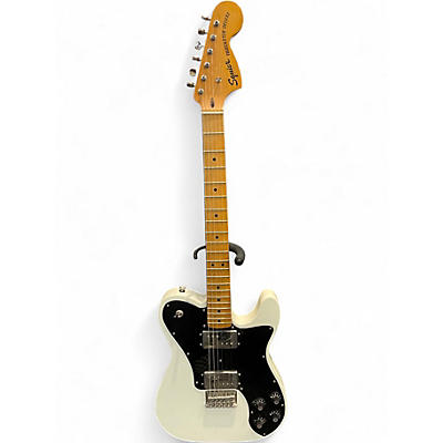 Used 2023 Squier Classic Vibe 70s Telecaster Deluxe Olympic White Solid Body Electric Guitar