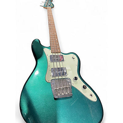 Used 2023 Squier PARANORMAL RASCAL BASS HH Sherwood Green Electric Bass Guitar