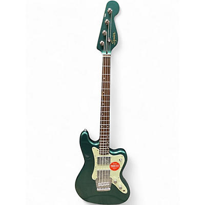 Used 2023 Squier Paranormal Rascal HH Sherwood Green Electric Bass Guitar