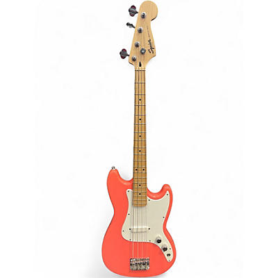 Used 2023 Squier SONIC Bronco TAHITIAN CORAL Electric Bass Guitar
