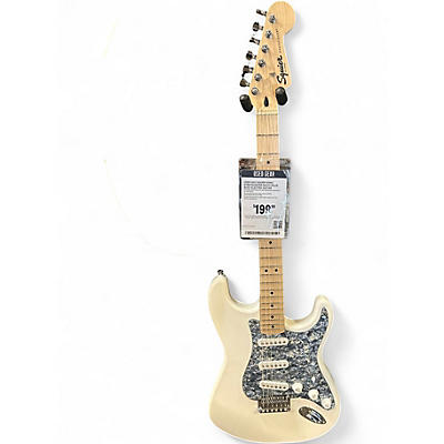 Used 2023 Squier SONIC STRATOCASTER White Solid Body Electric Guitar