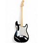 Used 2023 Squier Sonic Stratocaster Black Solid Body Electric Guitar Black