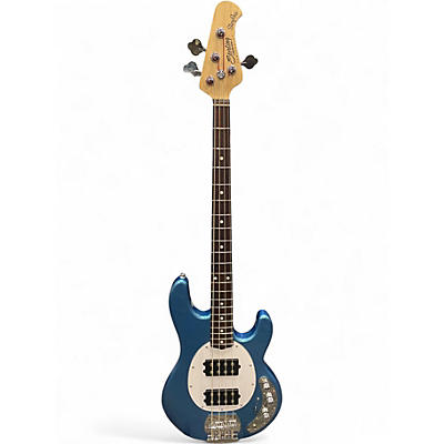 Used 2023 Sterling by Music Man STERLING STING RAY SUB SERIES Blue Electric Bass Guitar