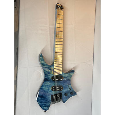 strandberg Used 2023 Strandberg Boden J Artisan 7 String Trans Blue Solid Body Electric Guitar