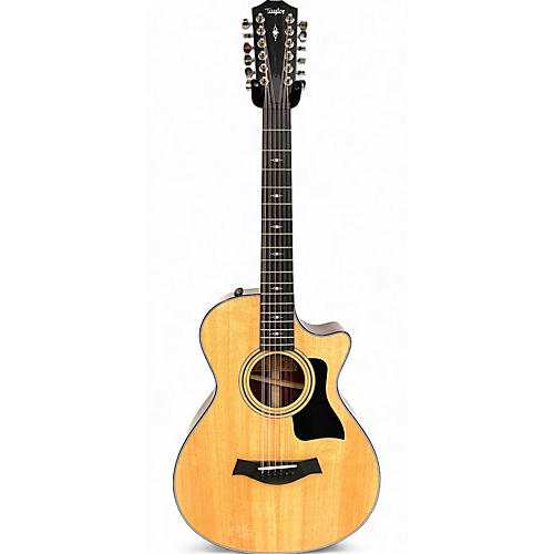 Taylor Used 2023 Taylor 352ce v-class Natural 12 String Acoustic Electric Guitar Natural