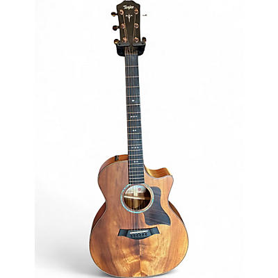 Used 2023 Taylor 724ce Koa Grand Auditorium Satin Natural Acoustic Electric Guitar