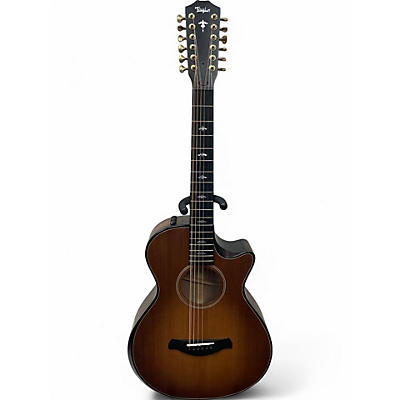 Used 2023 Taylor BUILDER'S EDITION 652CE 12 STRING HONEYBURST 12 String Acoustic Electric Guitar