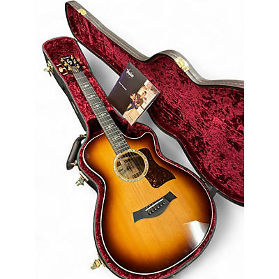 Used 2023 Taylor Custom 412ce 12-Fret Tobacco Sunburst Acoustic Electric Guitar