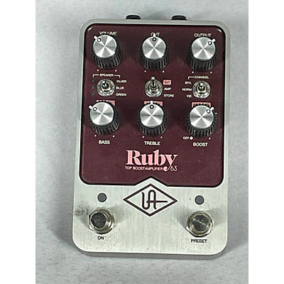 Universal Audio Used 2023 Universal Audio Ruby '63 Top Boost Amplifier Effect Pedal