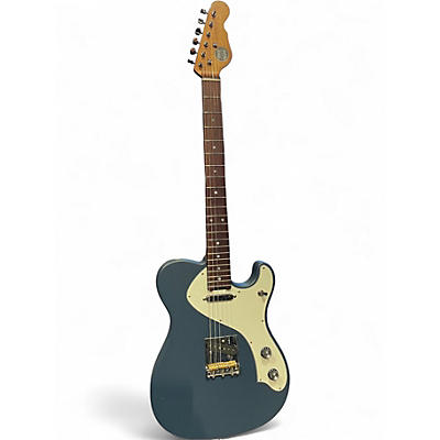 Used 2023 Veritas Texas Miracle Pro Series Land Rover Blue Solid Body Electric Guitar