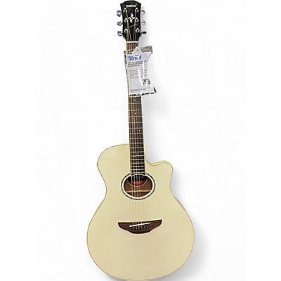 Yamaha Used 2023 Yamaha APX600 Antique Ivory Acoustic Electric Guitar