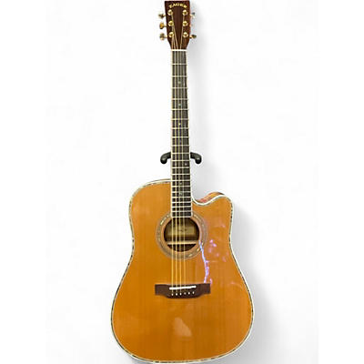 Used 2023 Zager ZAD 80CE Natural Acoustic Electric Guitar