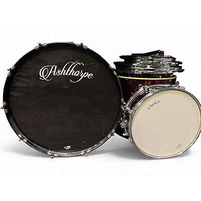 Used 2024 Ashthorpe  5 Piece Ambient Series MMVIII Burgundy Sparkle Drum Kit