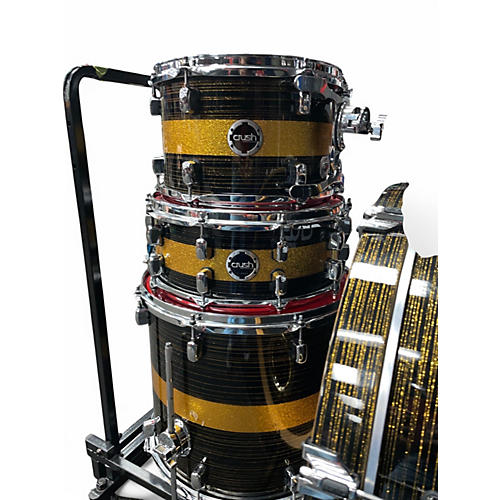 Used 2024 CRUSH 4 Piece SUBLIME ST GOLD RUSH Drum Kit GOLD RUSH