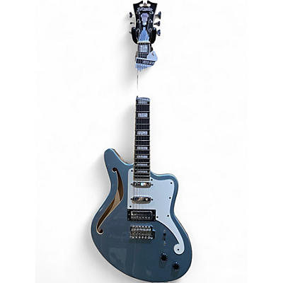 Used 2024 D'Angelico Premier Bedford SH Blue Hollow Body Electric Guitar