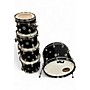 Used 2024 DW 5 Piece SSC Collector's Series BLACK KNIGHT LAQUER Drum Kit BLACK KNIGHT LAQUER