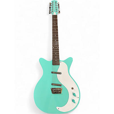 Used 2024 Danelectro 12SDC 12-String Seafoam Green Solid Body Electric Guitar