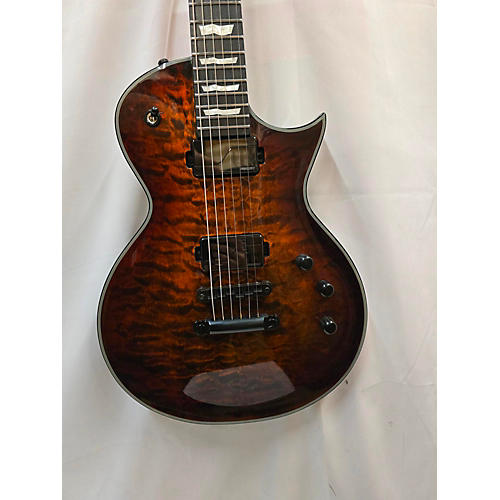 ESP Used 2024 ESP E-II Eclipse Tiger Eye SUNBURST Solid Body Electric Guitar Tiger Eye SUNBURST