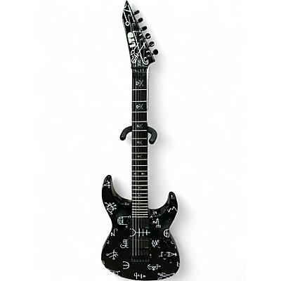Used 2024 ESP KH Demonology Black Solid Body Electric Guitar