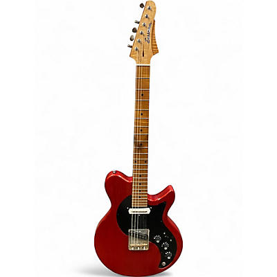 Used 2024 Eastman D'Ambrosio SC'52 Candy Apple Red Solid Body Electric Guitar