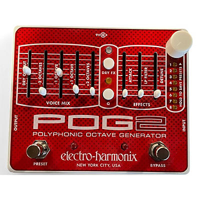 Used 2024 Electro-Harmonix Pog2 Polyphonic Octave Generator Effect Pedal