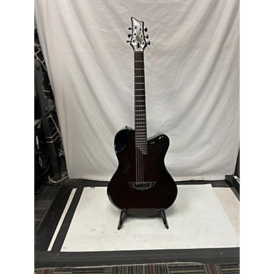 Emerald Guitars Used 2024 Emerald Guitars X20 Carbon Fiber Vibrant Weave Acoustic Electric Guitar