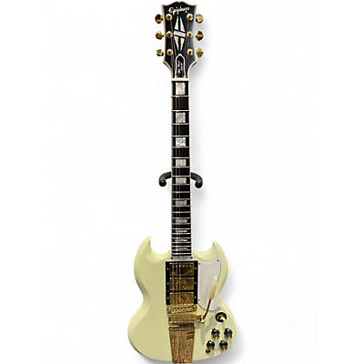 Used 2024 Epiphone 1963 les paul custom  inspired by gibson w/maestro Alpine White Solid Body Electric Guitar