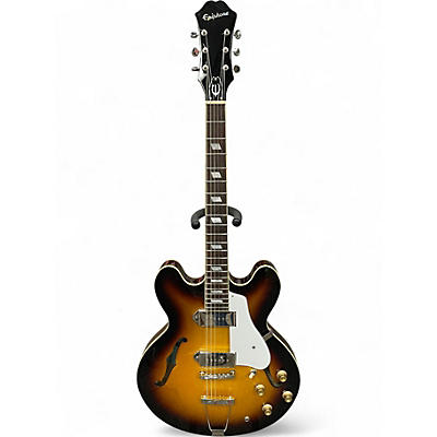 Used 2024 Epiphone Casino Vintage Sunburst Hollow Body Electric Guitar