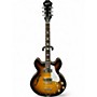 Used 2024 Epiphone Casino Vintage Sunburst Hollow Body Electric Guitar Vintage Sunburst