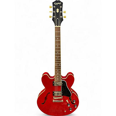 Used 2024 Epiphone ES355 Candy Apple Red Hollow Body Electric Guitar