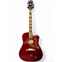 Used 2024 Epiphone Humminbird ec Wine Red Acoustic Electric Guitar Wine Red