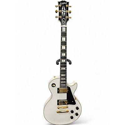 Used 2024 Epiphone INSPIRED BY GIBSON CUSTOM LES PAUL Alpine White Solid Body Electric Guitar