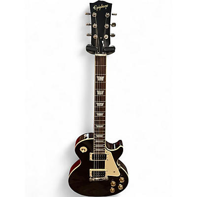 Used 2024 Epiphone JEFF BECK LES PAUL STANDARD OXBLOOD Solid Body Electric Guitar