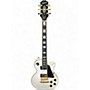 Used 2024 Epiphone Les Paul Custom Alpine White Solid Body Electric Guitar Alpine White