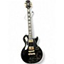 Used 2024 Epiphone Les Paul Custom Black Solid Body Electric Guitar Black