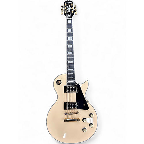 Used 2024 Epiphone Les Paul Custom BlackBack Limited Edition Antique Ivory Solid Body Electric Guitar Antique Ivory