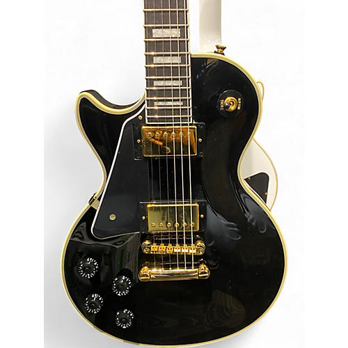 Used 2024 Epiphone  Les Paul Custom Ebony Solid Body Electric Guitar Ebony