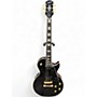 Used 2024 Epiphone Les Paul Custom P90 Black Solid Body Electric Guitar Black