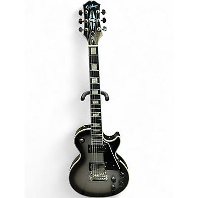 Used 2024 Epiphone Les Paul Custom Silverburst Solid Body Electric Guitar