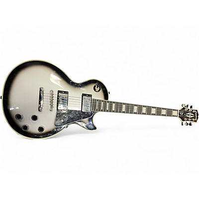 Used 2024 Epiphone Les Paul Custom Silverburst Solid Body Electric Guitar