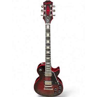Used 2024 Epiphone Les Paul Custom Widow Red Burst Solid Body Electric Guitar