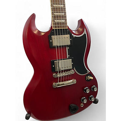 Epiphone Used 2024 Epiphone Les Paul SG Standard Aged 60's Cherry Solid Body Electric Guitar