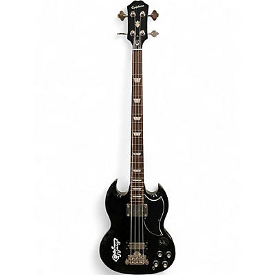 Used 2024 Epiphone SG BASS Ebony Electric Bass Guitar