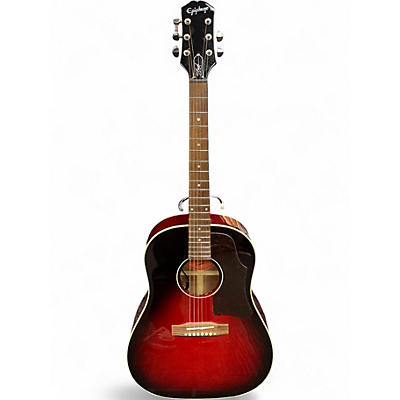 Used 2024 Epiphone SLASH J45 Vermillion Acoustic Electric Guitar