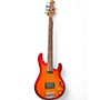 Used 2024 Ernie Ball Music Man Classic Series Ball Family Reserve 5 String Fuego Orange Electric Bass Guitar Fuego Orange
