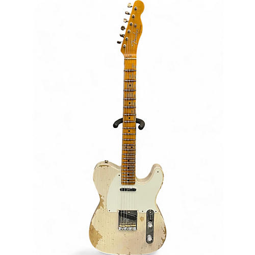 Fender Used 2024 Fender 1952 Heavy Relic Telecaster White Blonde Solid Body Electric Guitar White Blonde