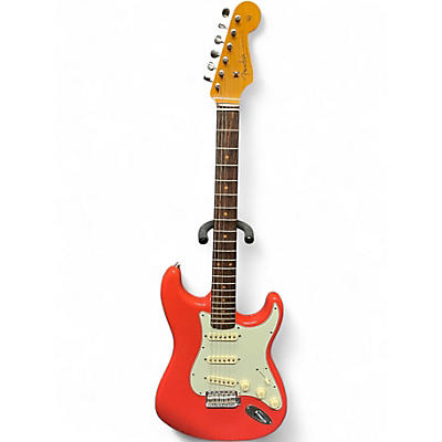 Used 2024 Fender 1961 vintage II Stratocaster Fiesta Red Solid Body Electric Guitar